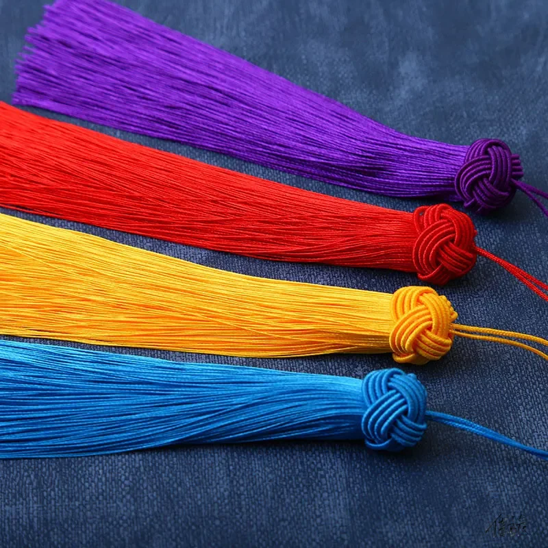Silk Tassels Pineapple CapTassels Fringe Brush Pendants for DIY Jewelry Making Home Decor 1PC