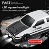 1/16 2.4G 4WD Drift RC Car Spray LED Light High Speed Remote Control Car Models Toys for Boy Kids Children Gifts 3