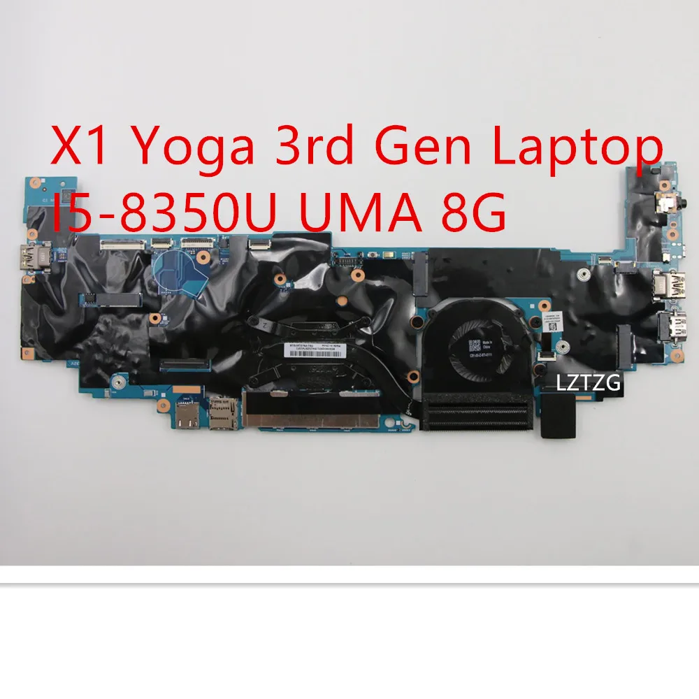 

Материнская плата для ноутбука Lenovo ThinkPad X1 Yoga 3rd Gen, материнская плата I5-8350U UMA 8G 01YN206 5B20V13402