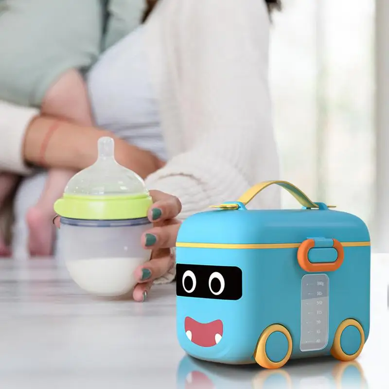Baby Milk Powder Box Milk Powder Dispenser Sealing Box Portable Baby Food Cocoa Sugar Snack Storage Container Formula baby food container