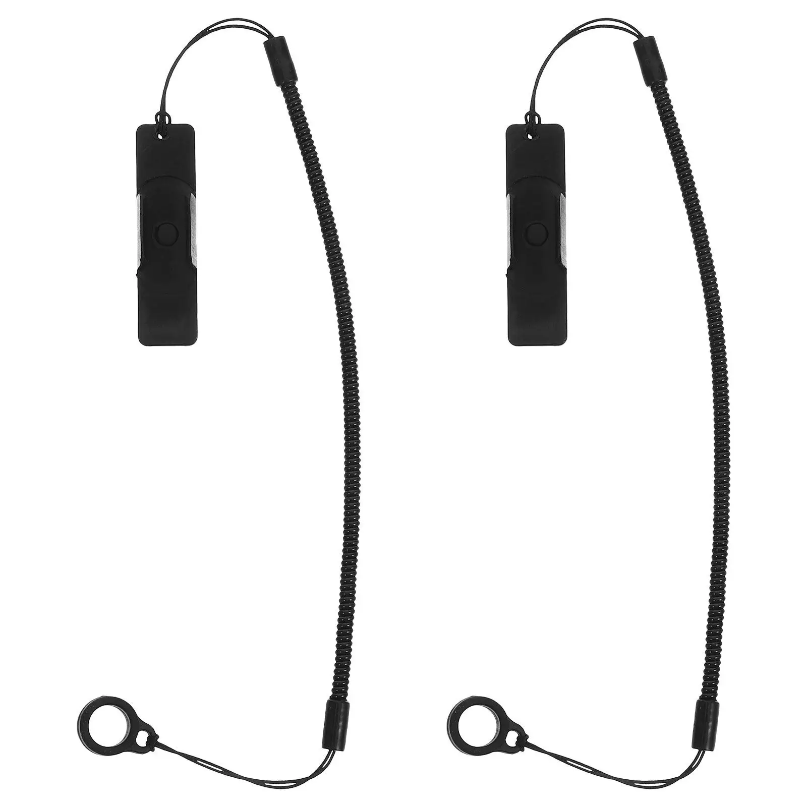 2Pcs 탄성 터치 펜 테더 스트랩(강력한 접착 클립 포함) 태블릿 터치스크린 드로잉 스타일러스용 실리콘 미끄럼 방지 링