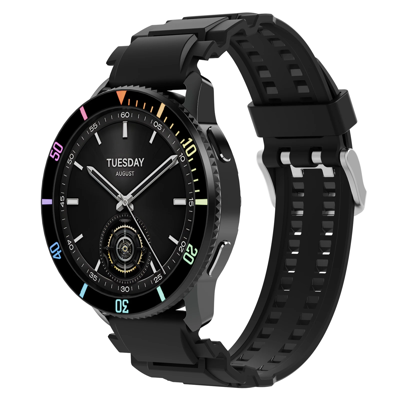 Boîtier PC pour Xiaomi Watch S3, protecteur anti-rayures, remplacement du pare-chocs, bracelet de montre en TPU pour Xiaomi Mi Watch S3, montre intelligente