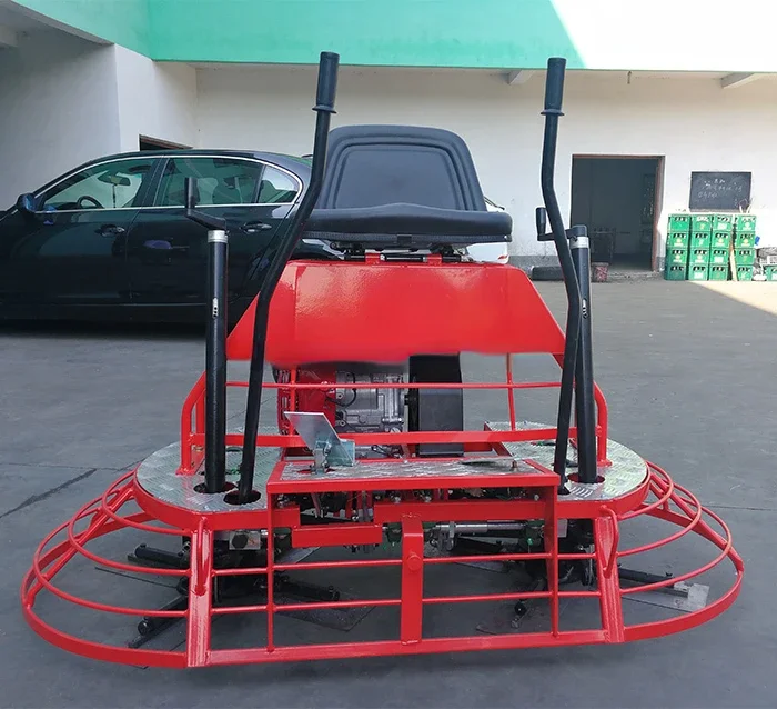 Easy operation 30/36 inch ride on double blade concrete trowel machine