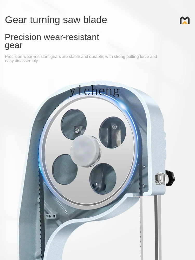 Tqh Bone Saw Machine Electric Bone Cutter Desktop Chopping Bone Saw Meat Machine Cutting Fish Beef Short Rib Frozen Meat Machine 2