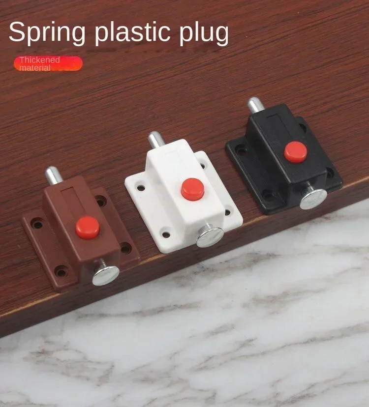 Description Picture 2 of item2pcs DIY Furniture Hardware Cabinet Box Cupboard Slide Locker Home Door Bolts Latch Lock for Door Window Safety Bolt