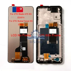Original LCD Display Screen + Touch Panel Digitizer with Frame Replacement (A35E W Frame)