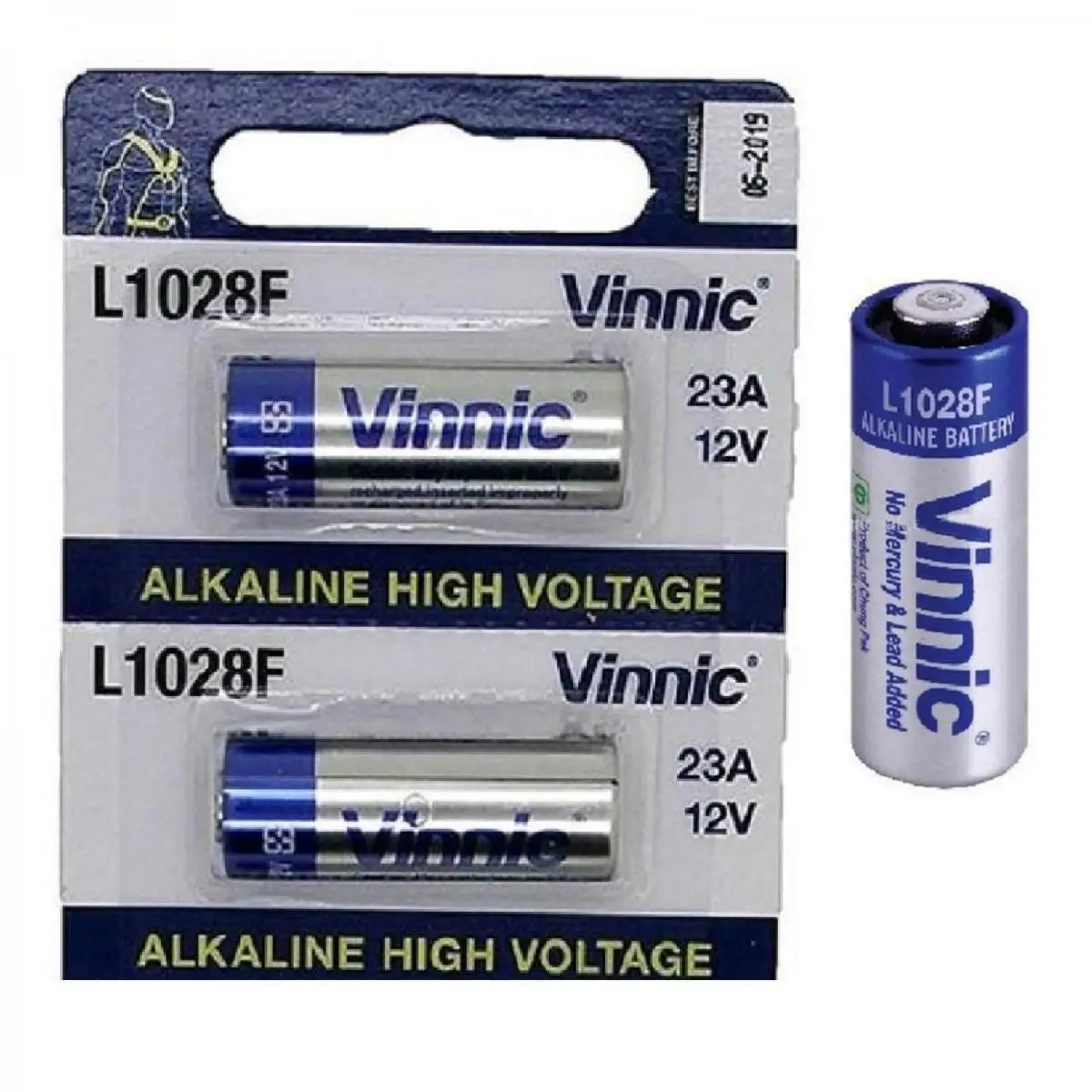 Pilas Vinnic bateria original Alcalina Especial LR23A 12V en blister 2X Unidades
