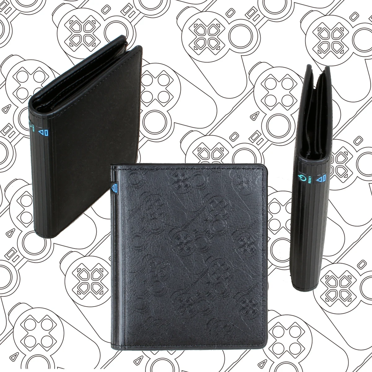 High quality large capacity men's wallet, stylish personalized card clip coin wallet