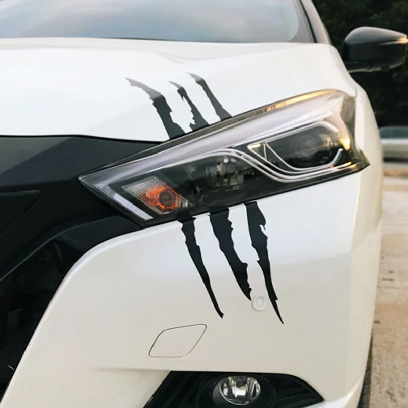 New Universal Auto Car Sticker Reflective Monster Claw Scratch