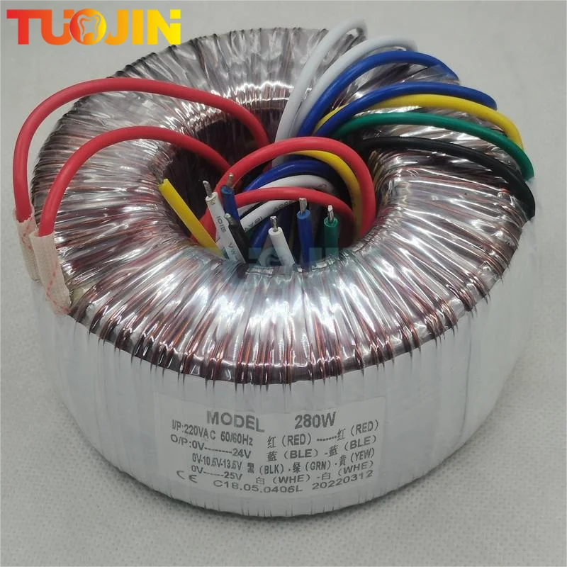 

220VAC Toroidal Transformer 280W Power Transformers For Dental medical equipment accessories