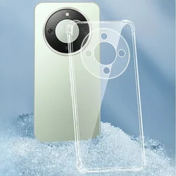 Transparent Soft Silicone Back Cover Clear Phone Case for Honor X70 5G (Clear)