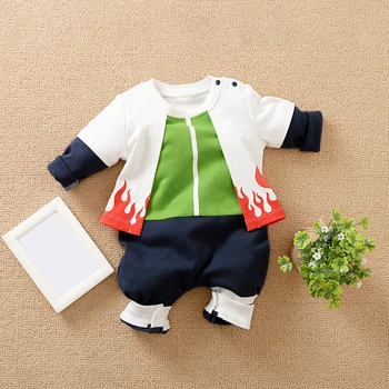 Newborn Clothes Anime Style Cosplay Cotton Comfortable And Soft 0-18 Boys And Girls Spring And Autumn Long Sleeved Baby Jumpsuit 1