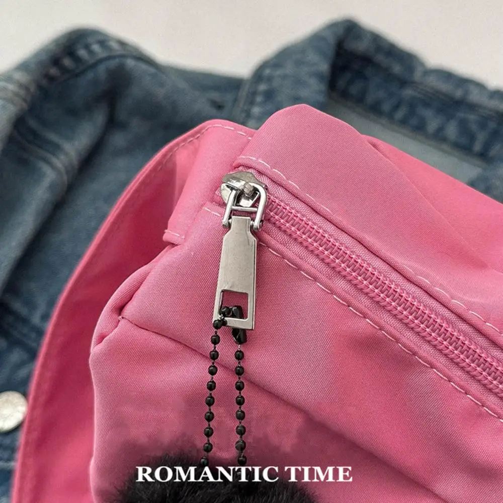 Hot Crossbody Bag Large Capacity Purse Harajuku Shoulder Messenger Bag Simple Nylon Shoulder Bag College Students School Bags