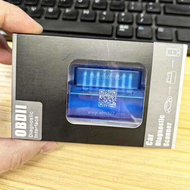 7 Protocols ELM327 V1.5 Bluetooth OBD2 Scanner ELM 327 V1.5 Work On Android IOS Car Diagnostic Tool OBD II Code Reader 6