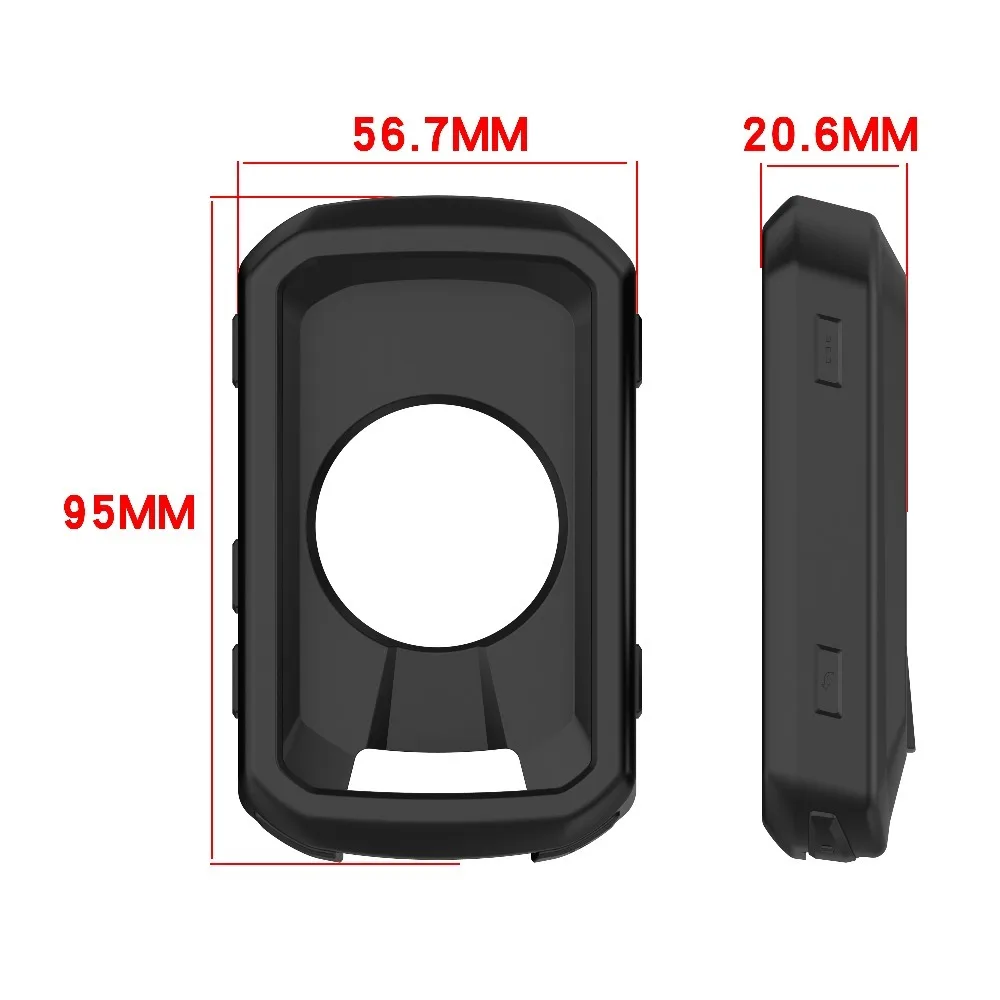 Silicone Protective Bicycle Computer Case - Anti-Drop, Anti-Collision Bumper Shell