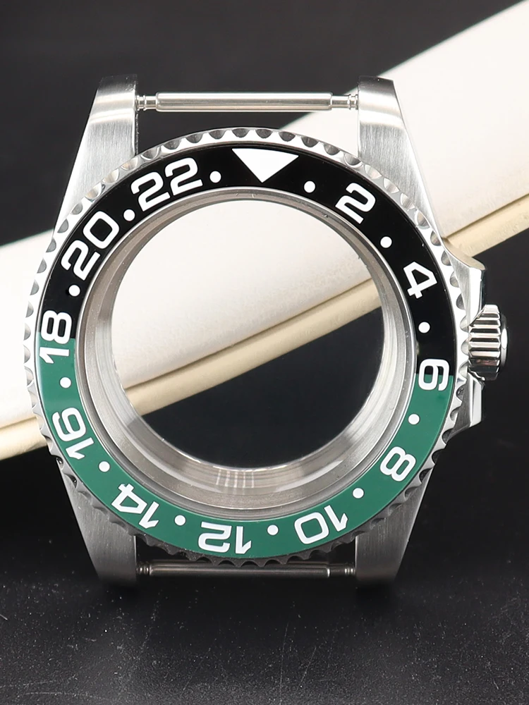 Premium 40mm Waterproof Watch Case with Ceramic Bezel Insert