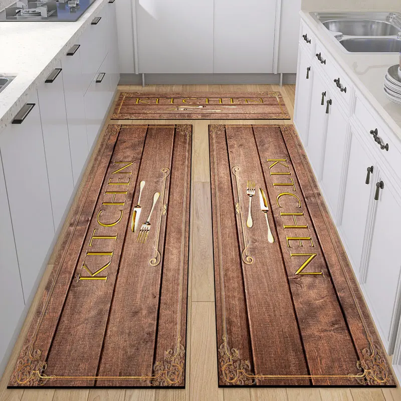 

High Quality Kitchen Rugs Quick Dry Kitchen Mat For Floor Waterproof Living Room Anti Slip Long Area Rugs Hallway Doormat