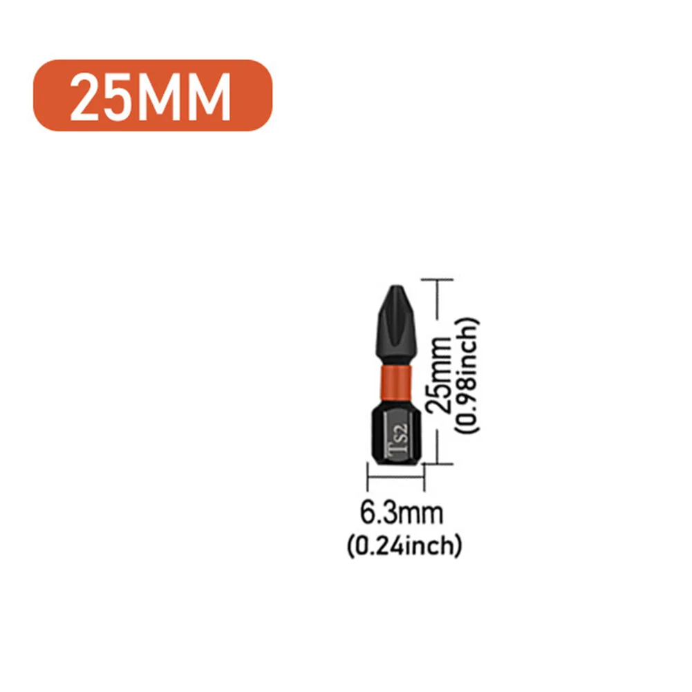 

Alloy Steel Screwdriver Bit Cross Screwdriver 25/50/65/70/90/150mm Alloy Drill Bit Impact Screw Magnetic Hand Tools