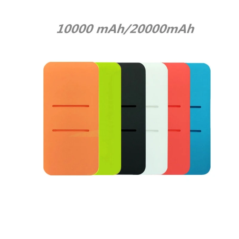 Silicone Protector Case Cover Skin Sleeve Bag for Redmi 10000/20000mAh Dual USB Power Bank Powerbank Accessory power bank case