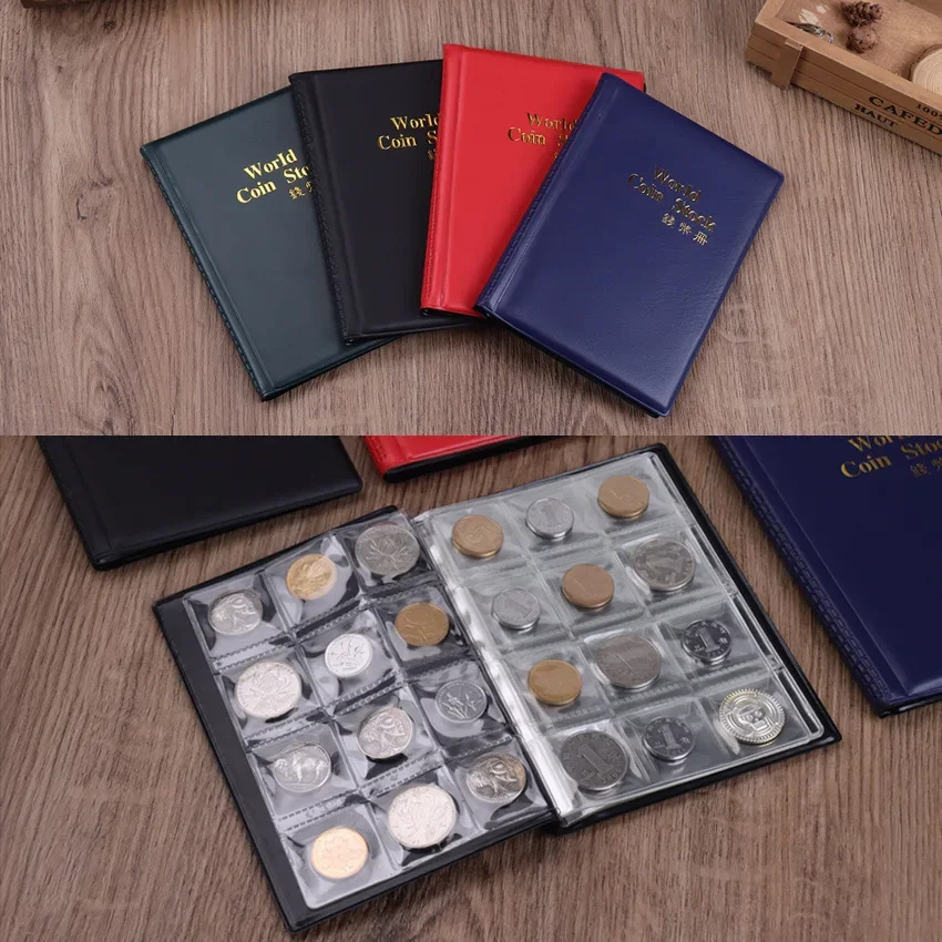 Coins Collection Album 120 Pocket Albums Books For Coin Collectors Organisers Home Decor Holders