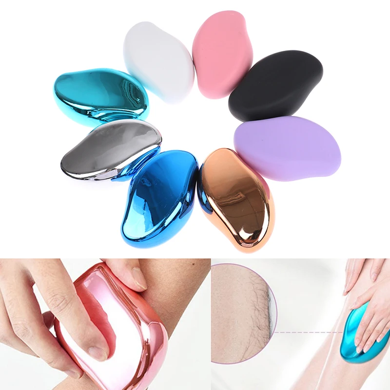 

Painless Physical Hair Removal Crystal Hair Erase Safe Easy Cleaning Reusable Body Beauty Hair Depilation Glass Shaver