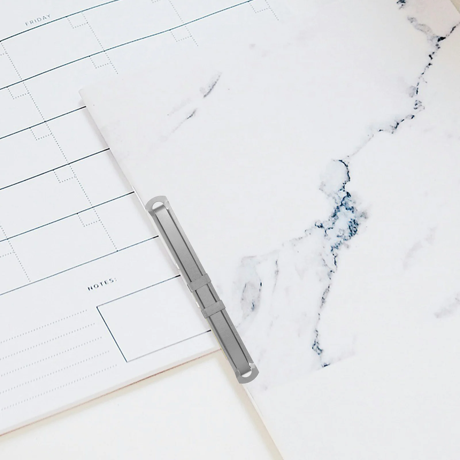 50 Pcs Metal Binding Spines Sturdy Office File Binder Strips Prong Paper Fasteners Folder Accessories Notebook Coils