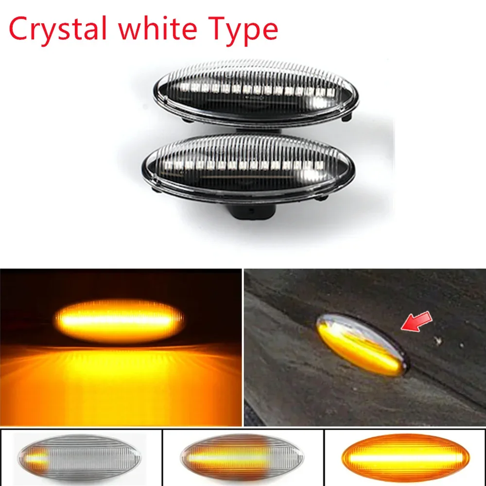 

Dynamic Led Turn Signal Side Marker Lights Sequential Blinker Lamps For Toyota Yaris COROLLA Auris Mk1 E15 RAV4 Mk3