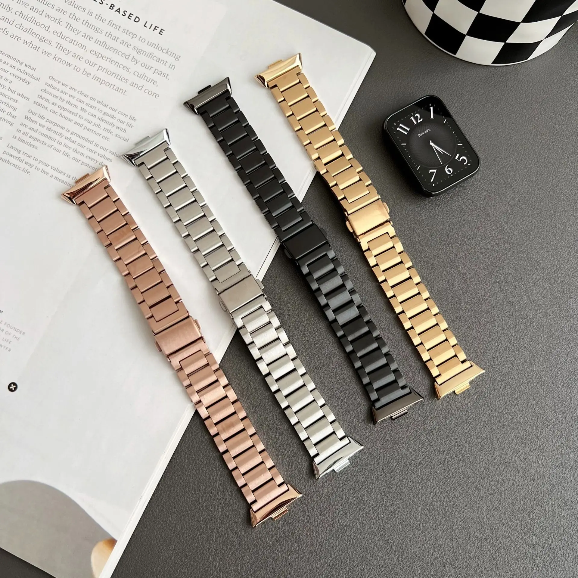 Stainless Steel Metal Strap Replacement Bracelet