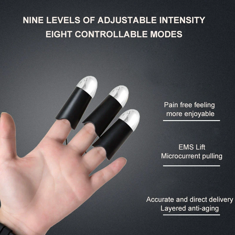 Face Lifting Radio Frequency Microcurrent Golden Finger RF EMS Beauty Machine Gravitational Diamond Finger Health Care Beauty