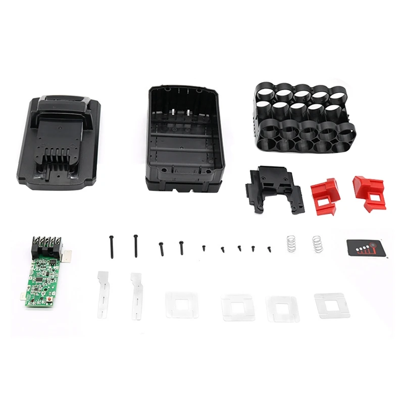 Pcb Circuit Board Li-Ion Battery Case Plastica Per Milwaukee 10 Core 18V 21700 Kit