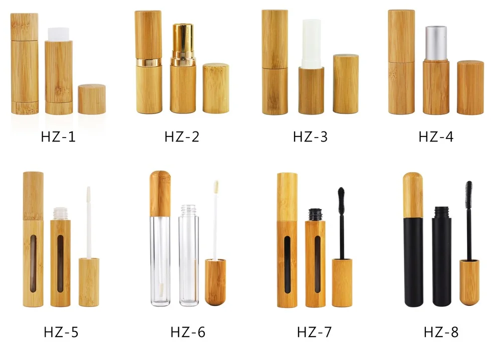 

Пустая деревянная бамбуковая туба для бальзама для губ объемом 5 мл, 50/100 шт., 3 мл, контейнер для бальзама для губ «сделай сам»