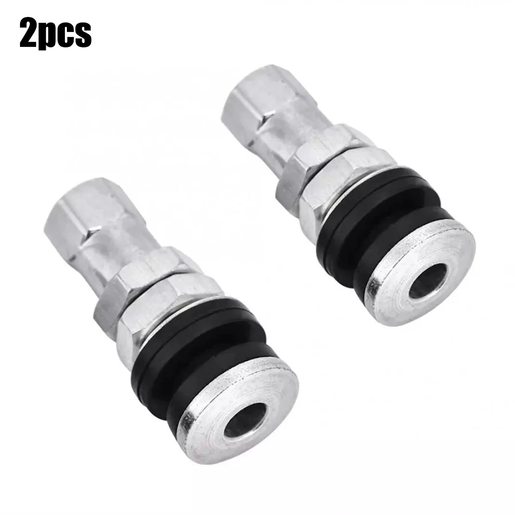 2PCSCarTireValveShortStemsTireMetalTubelessClampCarBolt
