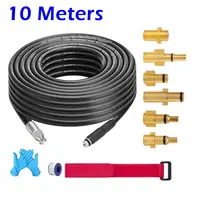 10 Meters Sewer Hose Cleaning Kit For Karcher Lavor Bosch AQT Nilfiks High Pressure Drainage Water Pipe Cleaner 1