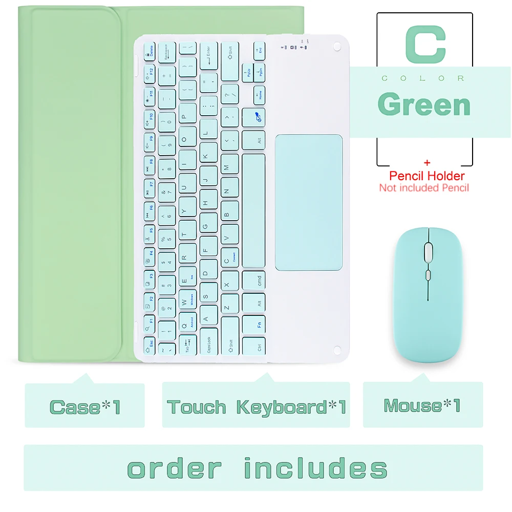 Universal Magic Keyboard Case with Wireless Mouse