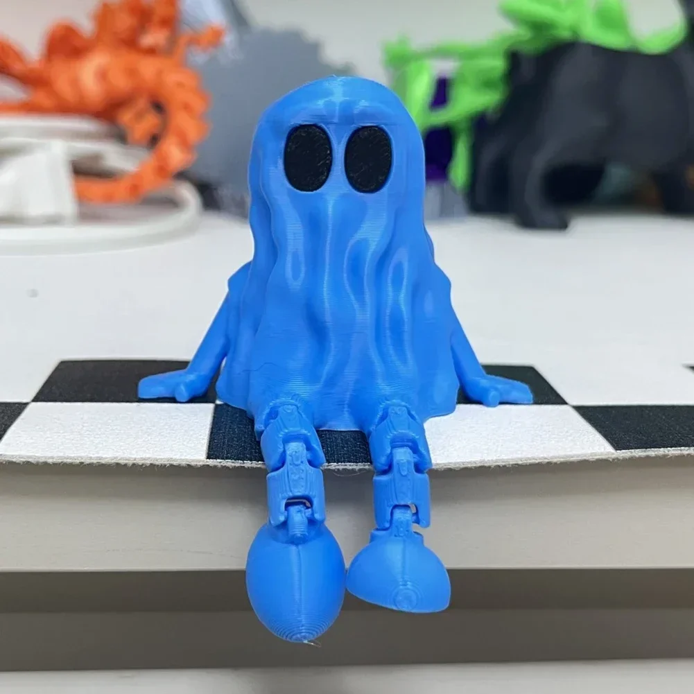 Haunting 3D Printed Halloween Ghost Decoration Ornament - Movable Joint Design