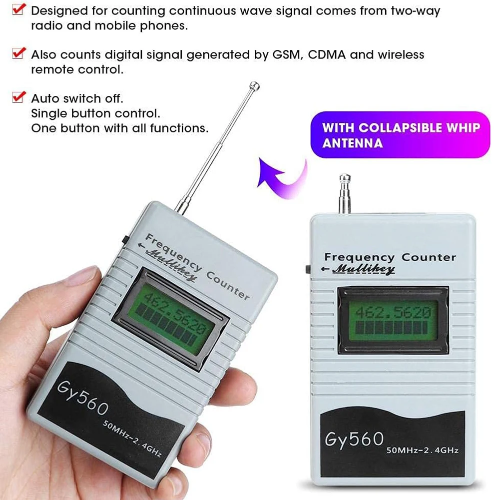 50 MHz bis 2400 MHz Frequenzzähler – Detail 5