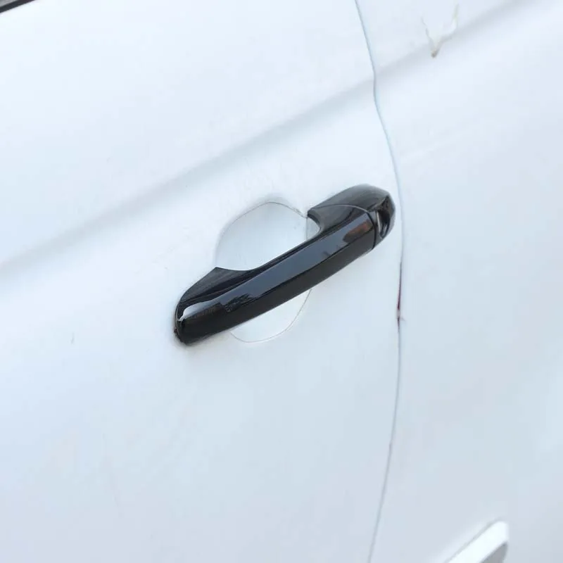 Copri Maniglia Esterna Per Fiat 500/Abarth 595 (2007-2024) - In ABS Con Stampa Carbonio, Autoadesivo