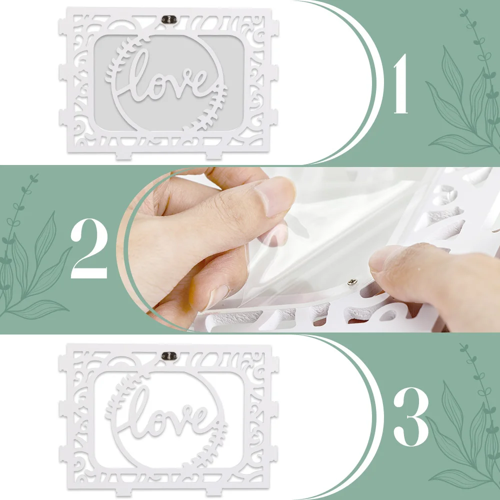 Description Picture 4 of itemWedding Card Box Envelope Gift Card Wooden Boxes Hollow Floral Pattern Invitation Card DIY Box Wedding Party Decoration Supplies