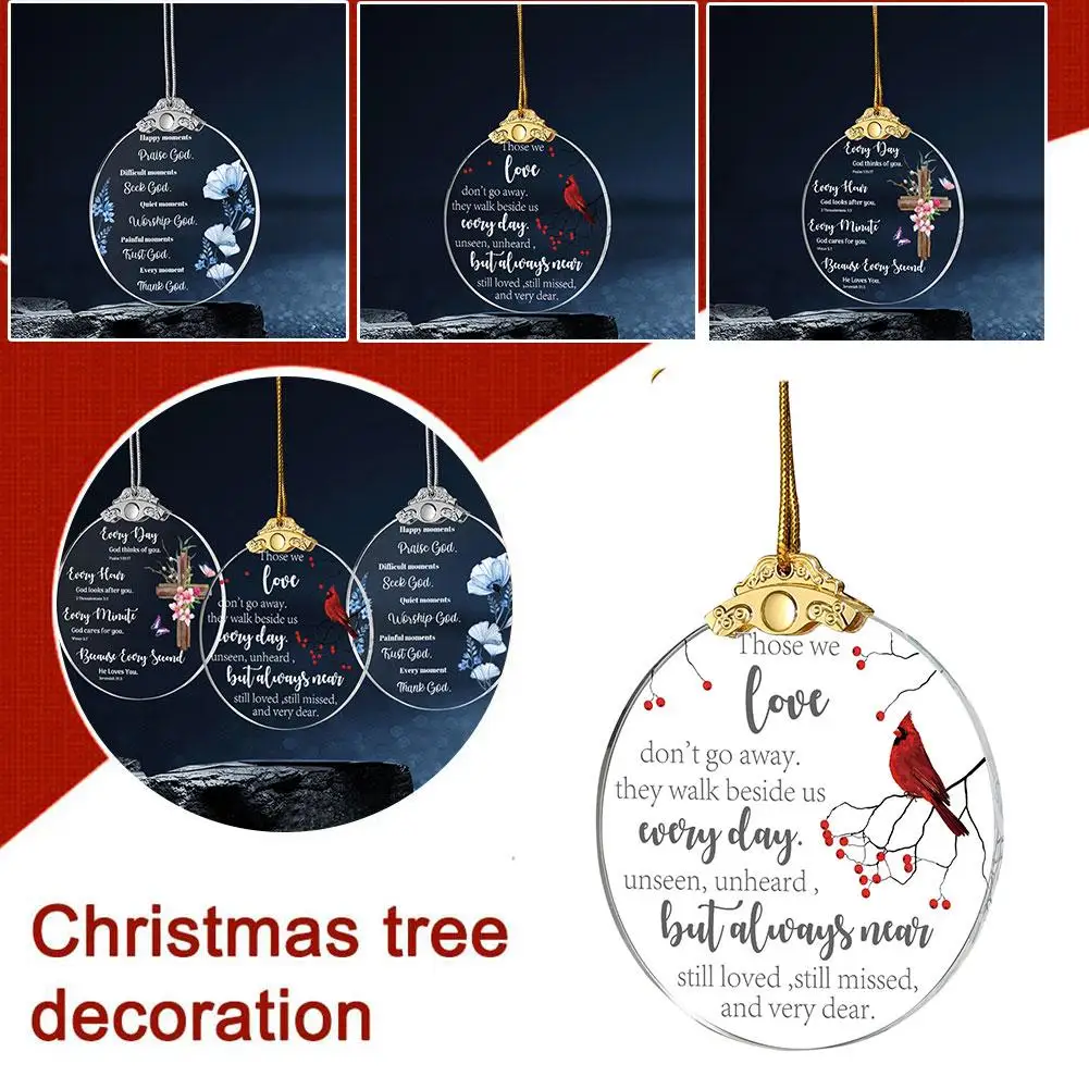 

Personalized Memorial Keepsake Ornament, Your Wings Were Ready But My Heart Was Not, Memorial Ornament for Lost Loved One S3A5