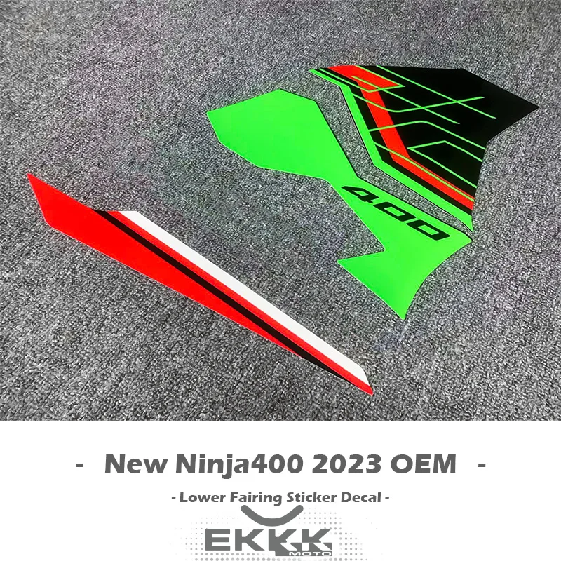 For Kawasaki Ninja400 New Version OEM 2023 Motorcycle Fairing Decal Sticker EX400 Original Factory Replica Sticker Decal Logo original new dmd new version 1280 6338b 1280 6439b replace 1280 6038b 1280 6039b 1280 6138b 1280 6139b