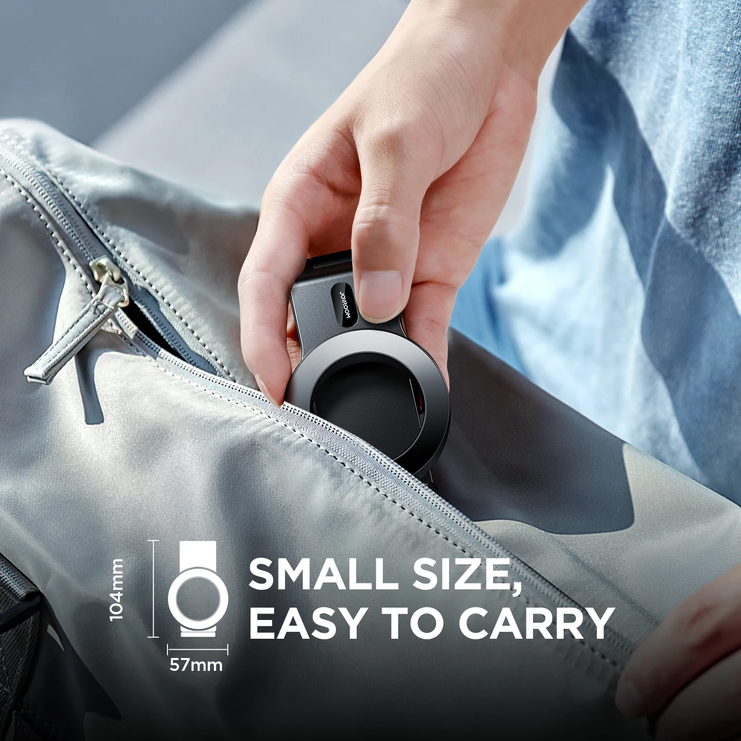 Joyroom Magnetic Airplane Phone Holder for iPhone 15 Pro Max Travel Essentials Flexible Rotation Hands-Free Airplane Phone Mount