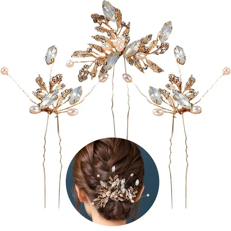 

3 шт., Шпилька для волос с искусственным жемчугом