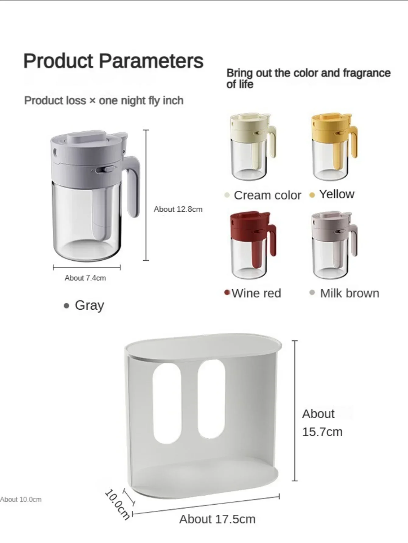  Kitchen Airtight Glass Spice Jars with Moisture-Proof Lids Seasoning Containers Salt Pepper Spice Storage Jars for Home Tool