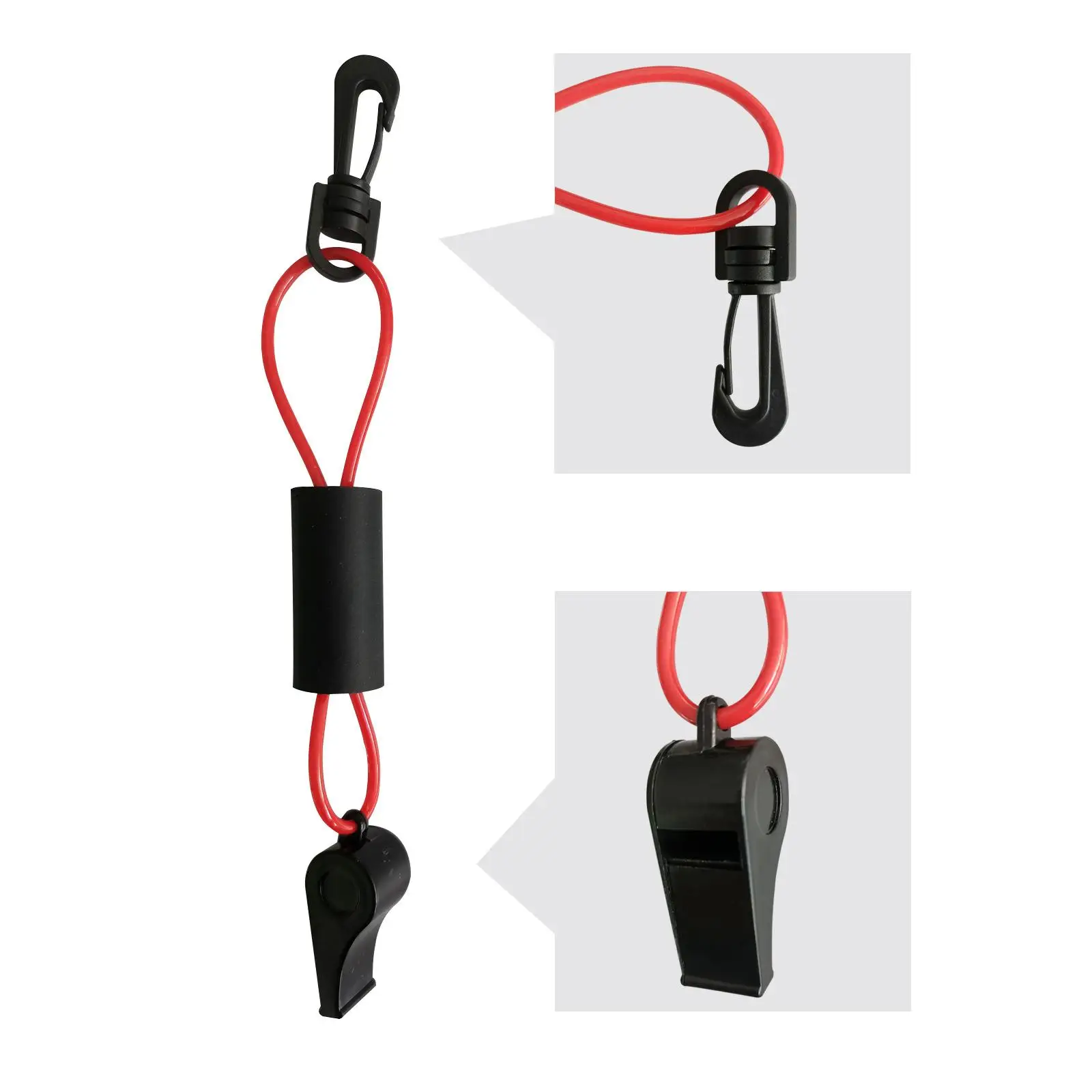 Marine Sailboat Whistle with Lanyard Water Survival Whistle Floating Whistle Accessory for Camping Signal Professional