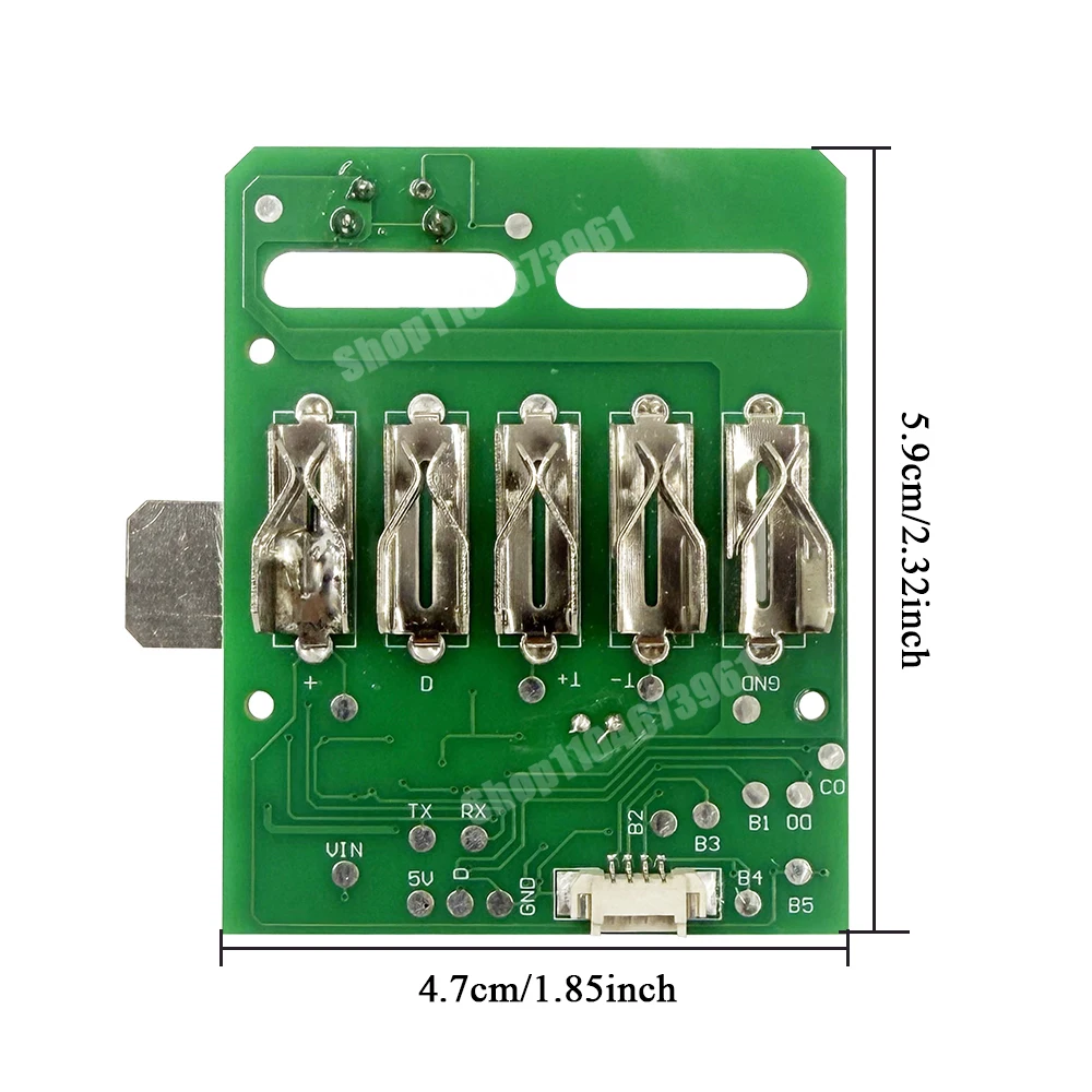 리튬 배터리 플라스틱 케이스 보관함 Metabo 18V 리튬 이온 배터리 용 보호 회로 기판 BS18LT PCB BMS 쉘 하우징