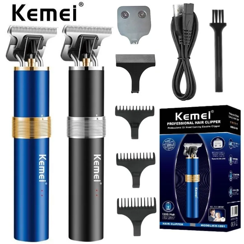 

Original kemei pro hair trimmer for men grooming electric haircut facial beard eyebrow body hair cutting machine rechargeable