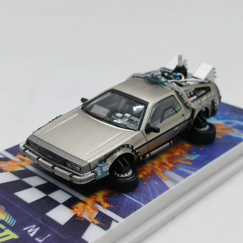 MJ 1:64 バック・トゥ・ザ・フューチャータイムマシン DMC-12