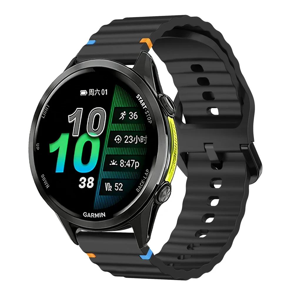 Versatile Silicone Sports Watch Strap - Available in Multiple Sizes