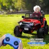 24V Ride on Car Truck with Remote Control, 2 Seater Kids Electric Car, Spring Suspension, 9Ah Battery Powered, 3 Speeds, Double 5