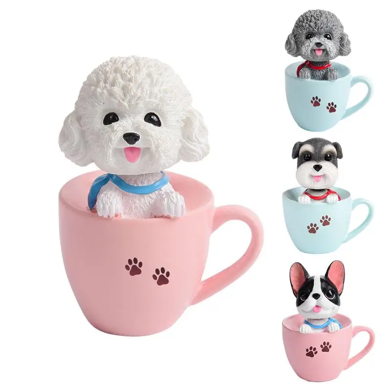 

Shaking Head Dog For Car Bobble Heads Solar Toy Decorative Dashboard Creative Vehicles Interior Accessories For Cars Trucks SUVS